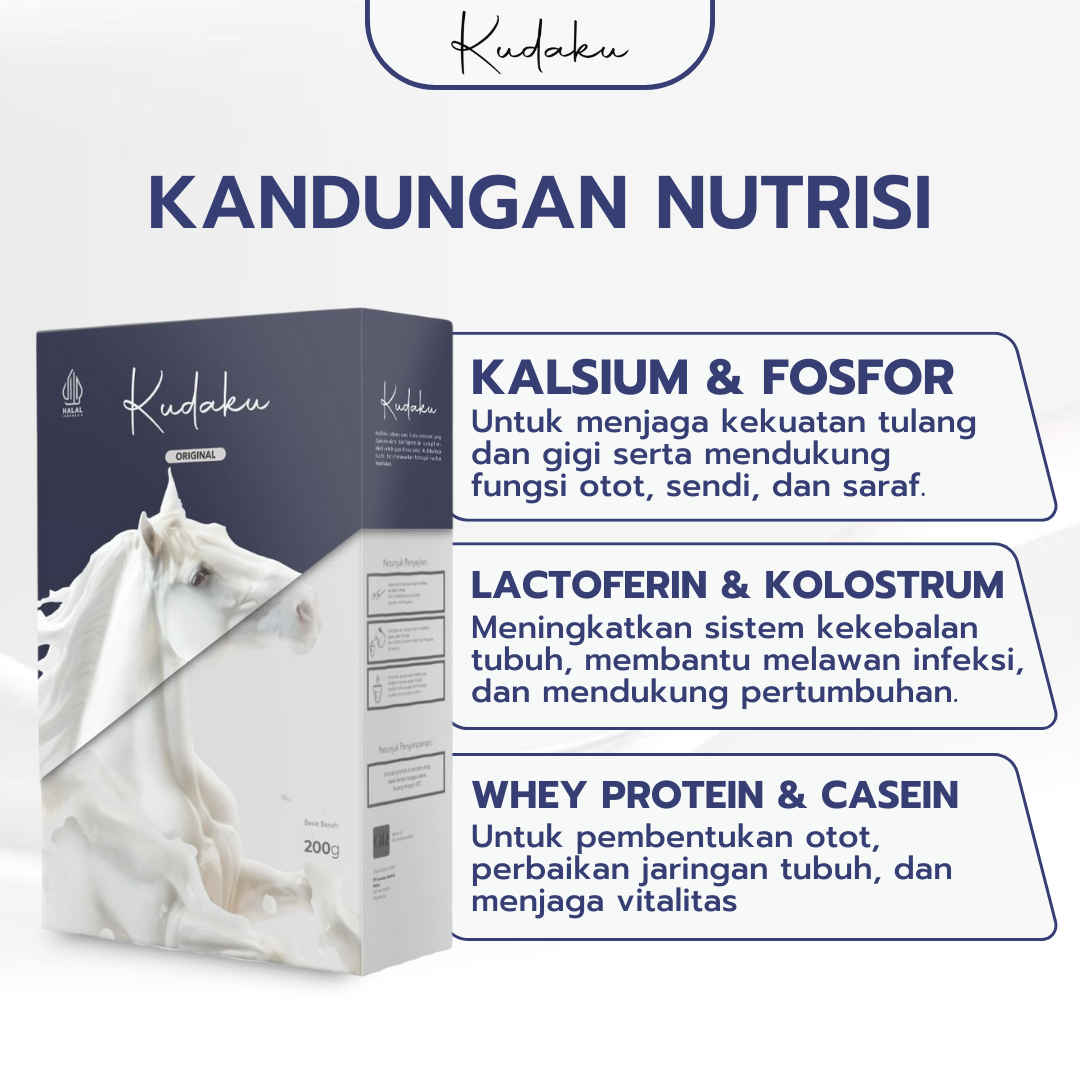 Kudaku Susu Kuda Liar Sumbawa Asli 200gr