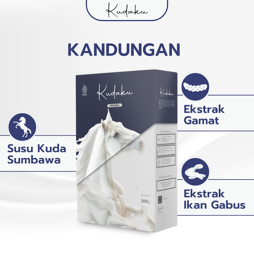 Kudaku Susu Kuda Liar Sumbawa Asli 200gr